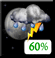 Tonight: Chance Showers And Thunderstorms then Showers And Thunderstorms Likely