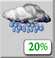 This Afternoon: A slight chance of rain showers before 3pm. Mostly cloudy, with a high near 73. South wind around 10 mph, with gusts as high as 20 mph. Chance of precipitation is 20%. This Afternoon: Slight Chance Rain Showers
